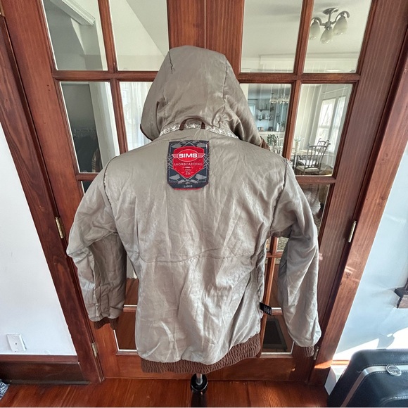 Sims Snowboarding Womens Full-Zip Brown Jacket Size Large - Picture 10 of 15